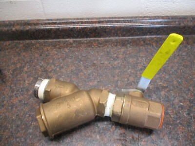 APOLLO 59LF008PZ BRONZE 2'' Y STRAINER W/ 2'' APOLLO BALL VALVE 70LF-108-01