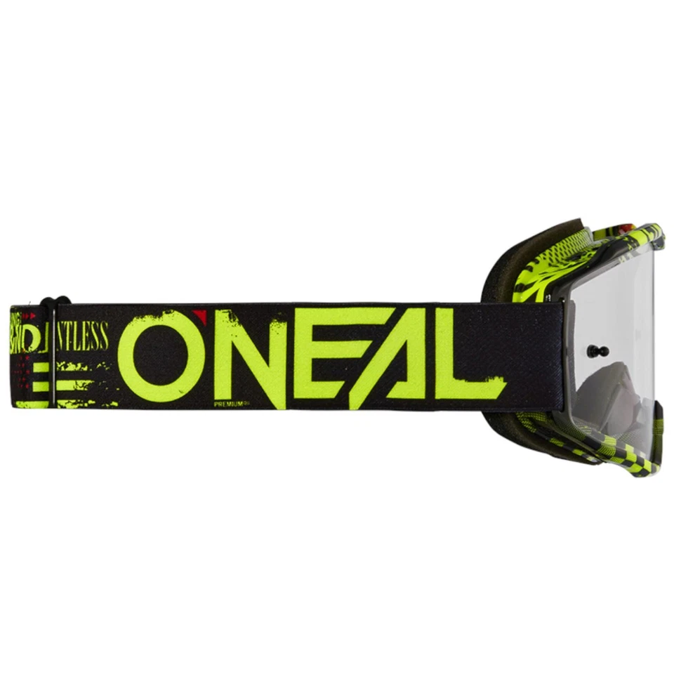 Gafas de motocross O'NEAL B-10 Attack transparentes gafas cruzadas gafas de casco Offroad DH FR MX Foto 3 de 4