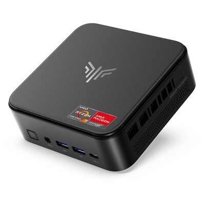 NiPoGi E3B Mini PC AMD Ryzen 5 7430U 32GB DDR4 512GB SSD WiFi6 Win11 Pro 6C/12T