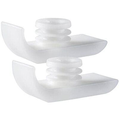Walker Ski Glider Feet Slider with Curved Tips, 2 Pcs