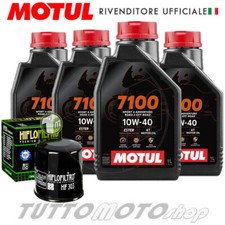 Tagliando KAWASAKI ZX-10R 1000 Ninja 2007 2008 2009 2010 - Motul 7100 + Filtro