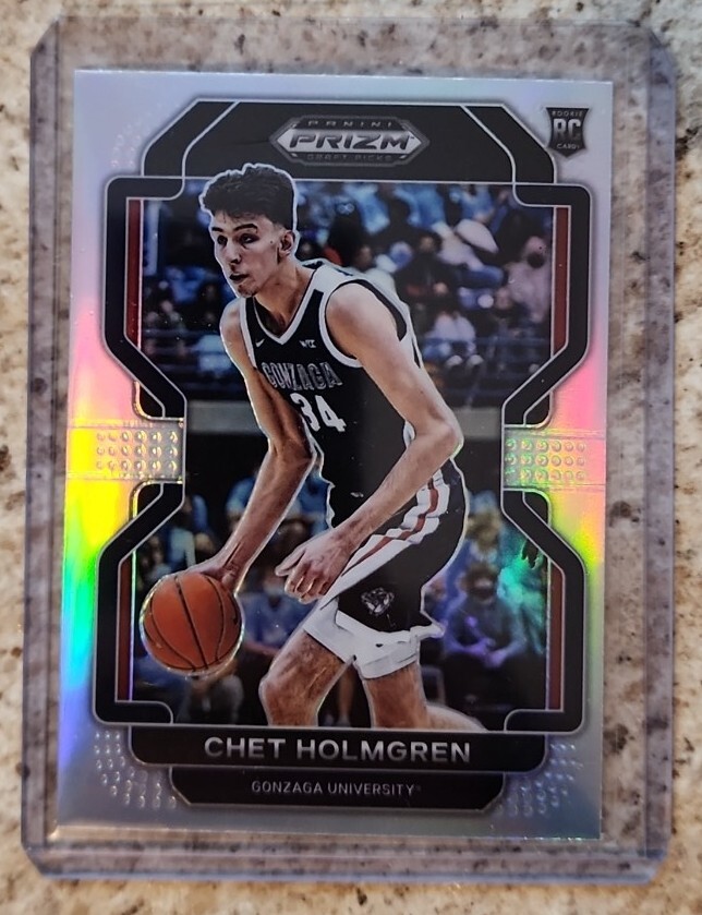 CHET HOLMGREN RC SILVER #51 2022-23 PANINI PRIZM DRAFT OKC THUNDER 