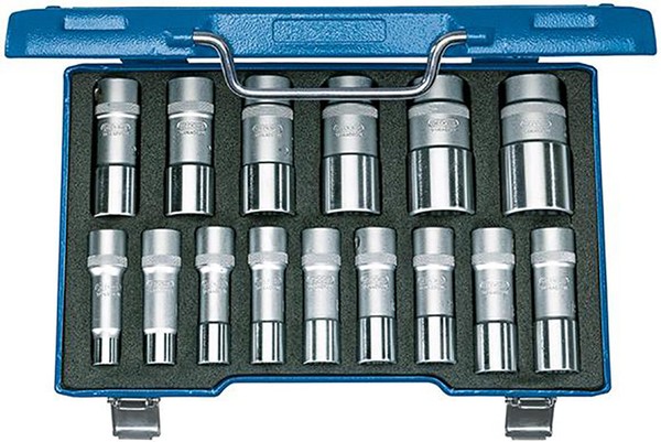 "Gedore SteckschlüSsel-Einsatz 1/2\" 15 Teilig 10-32Mm12 Kant"-image