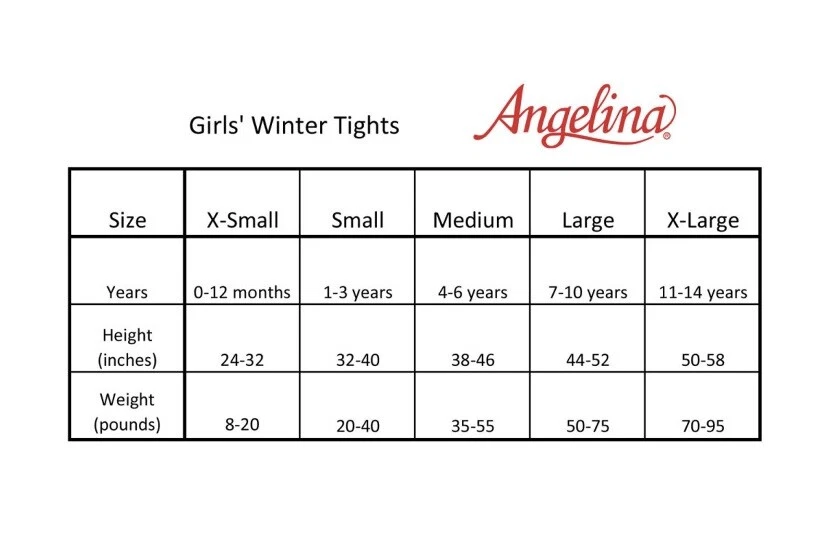 6 pares de medias cálidas de invierno Angelina para niñas, uniformes escolares rojas ajustadas pequeñas Foto 4 de 4