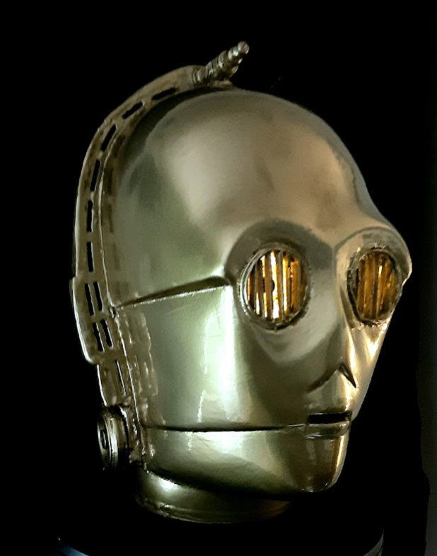 1 Star Wars Life Size C3PO HEAD Made GOLD With Lighting Prop USA EBay 1-star-wars-life-size-c3po-head-made-gold-with-lighting-prop-usa-ebay