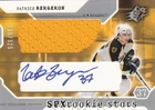 2003-04 SPx #220 Patrice BERGERON  RC AU JSY  -  Boston Bruins  #/925