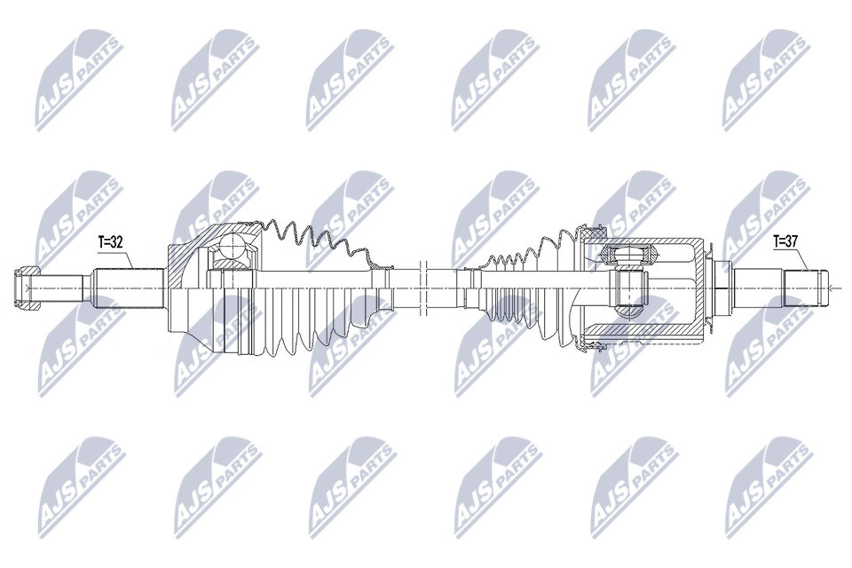NPW-CH-032 NTY Drive Shaft for JEEP