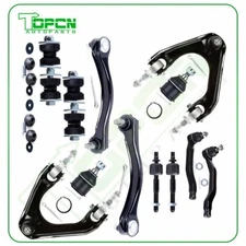 For 1990-1993 Honda Accord 14pcs Front Suspension Kit Upper Control Arms Tie Rod