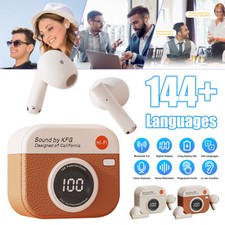 Bluetooth Translator Earbuds 145 Language Two-Way Real Time Smart Translation