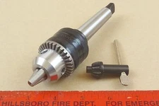 NEW GENUINE MT2 JACOBS 1/2" TAILSTOCK DRILL CHUCK 4 ATLAS CRAFTSMAN 10 12 LATHE