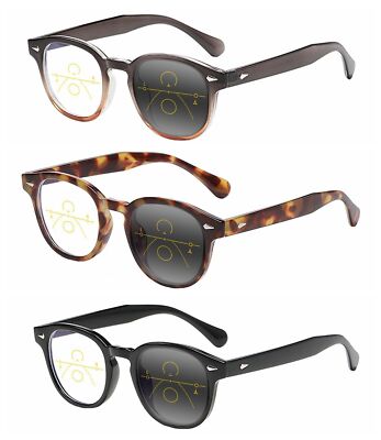 Multifocal Progressive Round Transition Photochromic Reading Glass Near Far