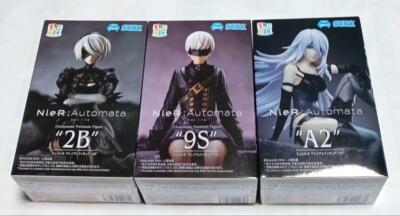 SEGA NieR:Automata Ver1.1a Chokonose Premium Figure 2B, 9S & A2 Set Japan