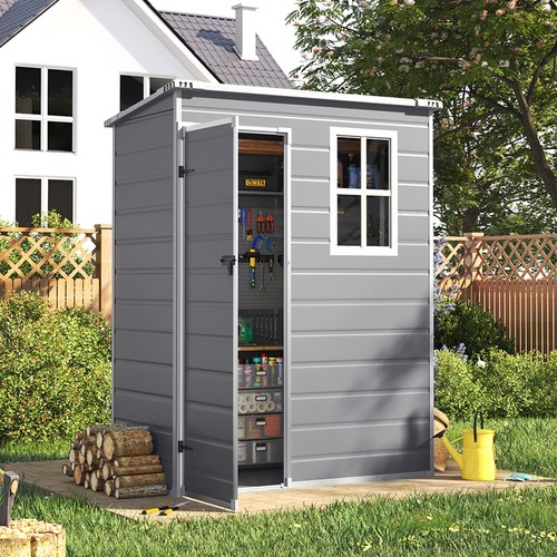 Large Outdoor Storage Shed Plastic Garden Shed for Bike Tool Store