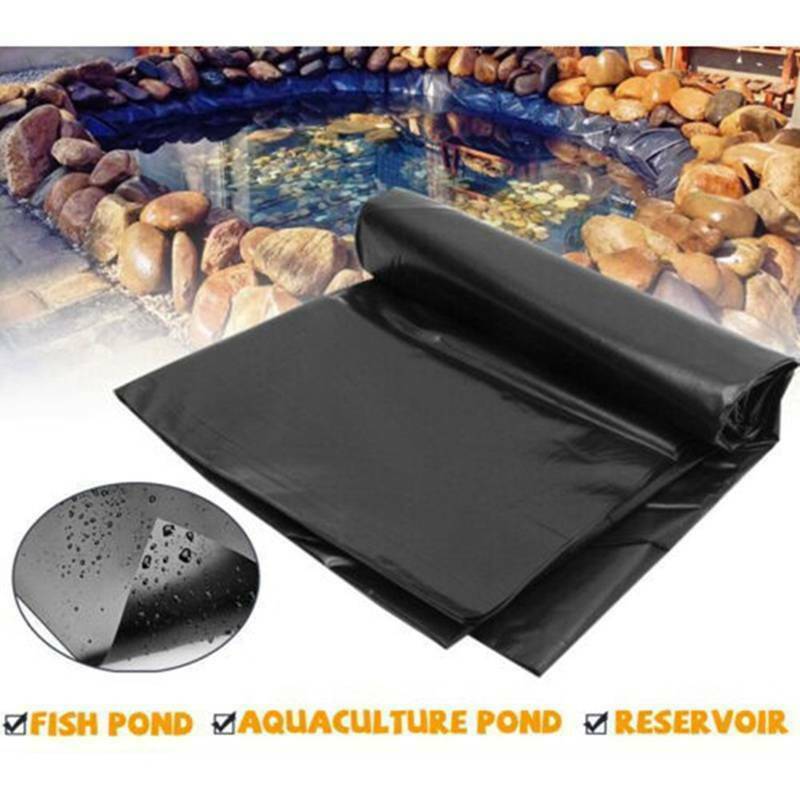 Revestimiento de estanque 33x27 pies jardines piscina membrana reforzada koi piscina paisajismo PVC