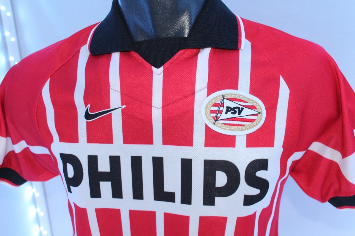 PSV EINDHOVEN 1997 1998 HOME FOOTBALL SHIRT SOCCER JERSEY NIKE sz