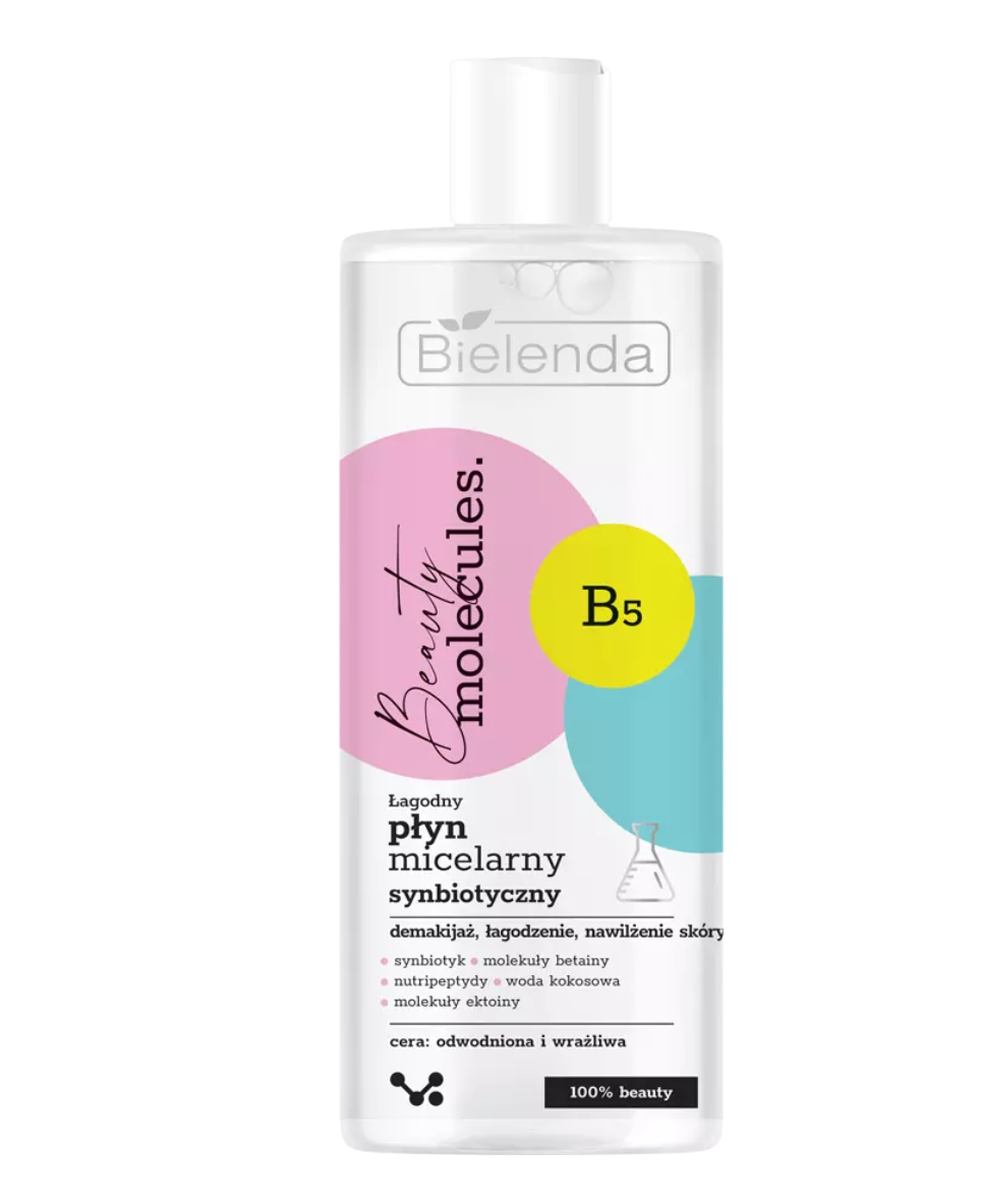 Bielenda Beauty Molecules Gentle Soothing Synbiotic Micellar Liquid 500ml