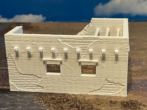 Arabische Häuser Gebäude beschädigt Afrika 2. Weltkrieg moderner Naher Osten 28 mm - Bild 31 von 70