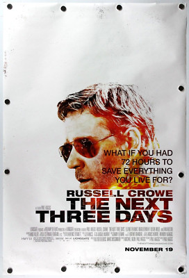 The Next Three Days 2010 Double Sided Original Movie Poster 27'' x 40''
