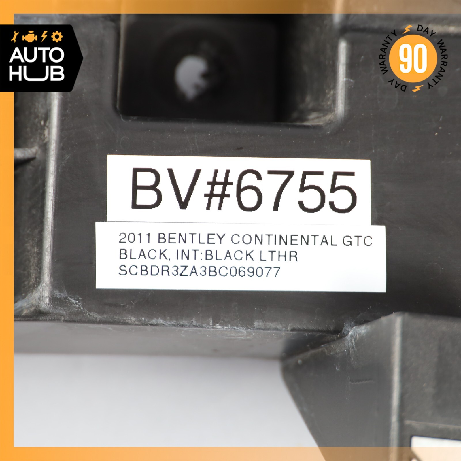 03-12 Bentley Continental GTC GT Rear Left Bumper Holder Support Bracket OEM 59k