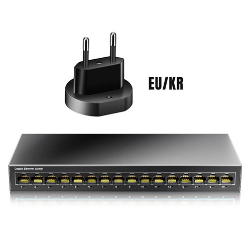 Network Switch 16 Ports Switch Ethernet 1000Mbps Gigabit High Performance Smart - 第 9/10 張圖片