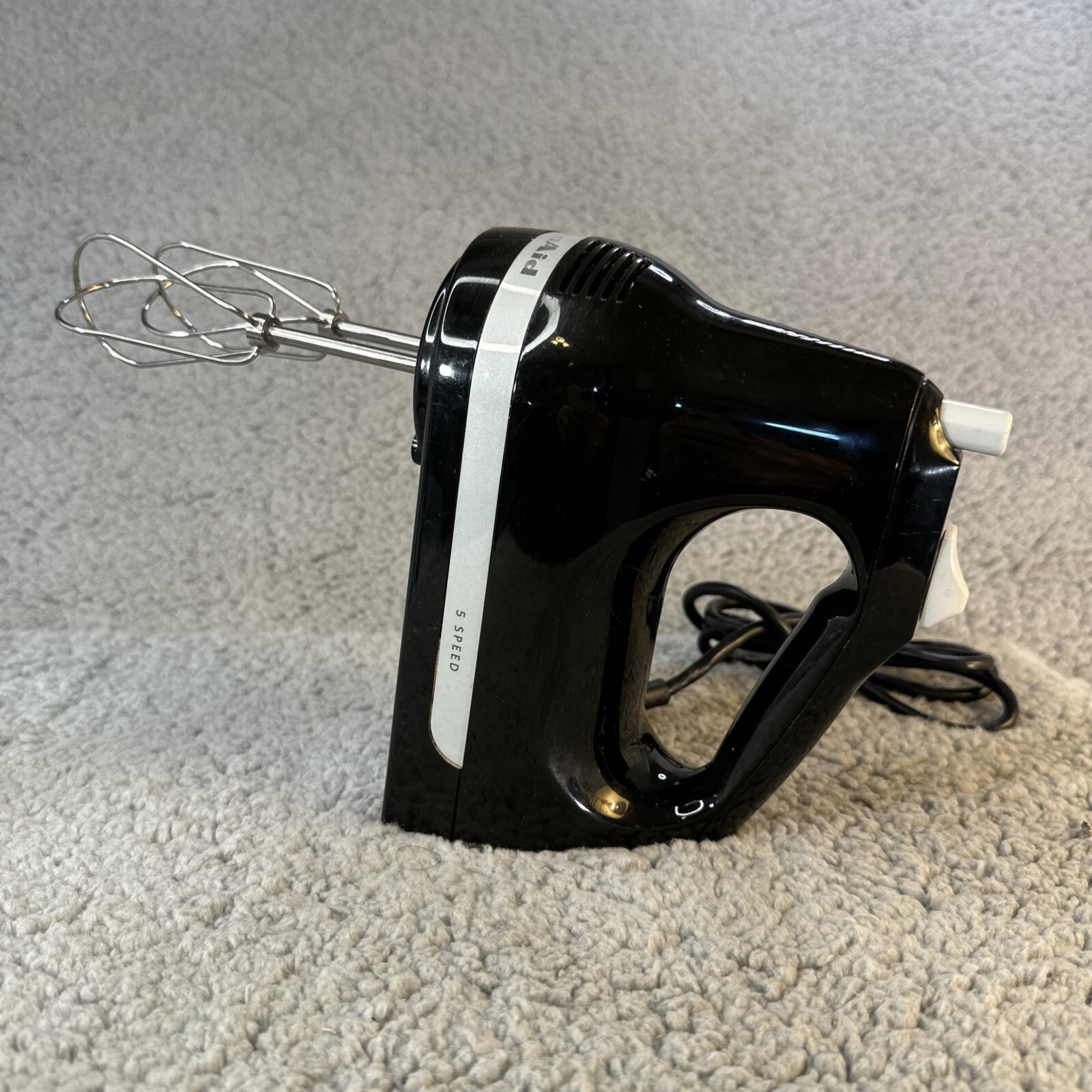 KitchenAid KHM530B 5-Speed Hand Mixer in Black for Powerful Mixing-image