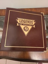 NHL Legends of Hockey Cards 49 Autographed w/ Binder Orr Howe Richard Bossy Hull