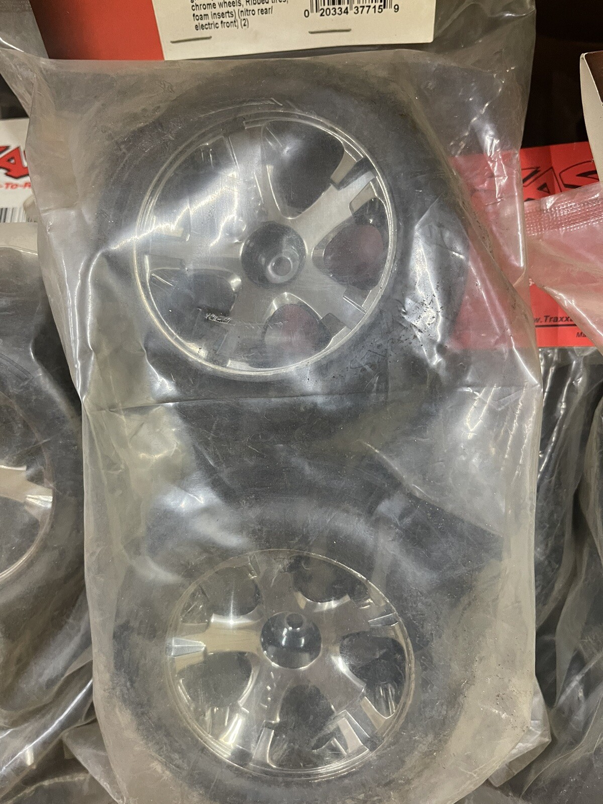 Traxxas Electric Front Black Chrome Wheels Alias Tires 3771A RC 1/10 Nitro Rear