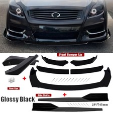 For Infiniti G37 G35 08-14 Coupe Sedan Front Bumper Lip Spoiler29 Side Skirts For Infiniti G37 G35 08-14 Coupe Sedan Front Bumper Lip Spoiler29 Side Skirts