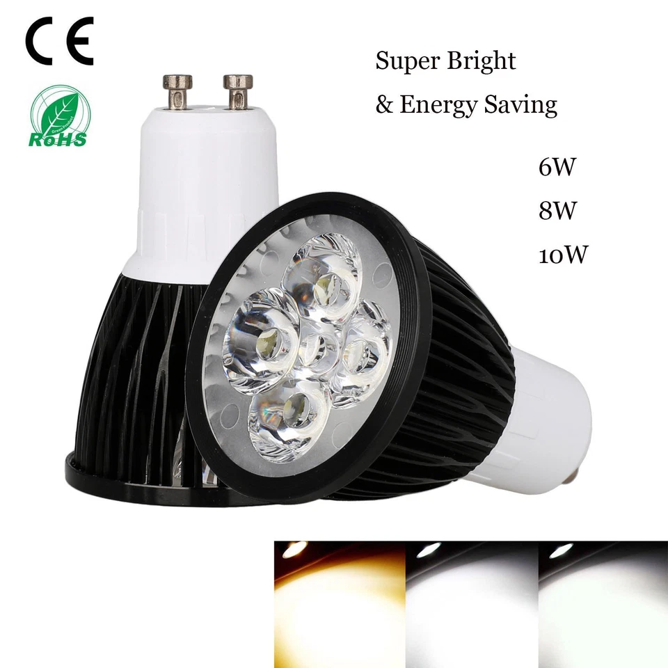 6W 9W 10W 12W 15W GU10 MR16 GU5.3 Dimmable LED Spotlight Bulb Epistar Lamp SS - Image 2 of 4