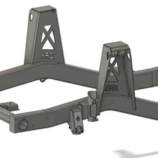 OFFROAD ANONYMOUS YJ Front Shock Tower - Without Panhard and bump can mount