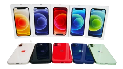 Apple iPhone 12 Mini 5.4 5G 64GB 128GB All Colour Unlocked IN BOX NEW re-SEALED - Image 1 of 4
