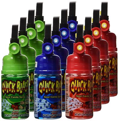 Kidsmania Quick Blast Sour Candy Spray, 12 ct