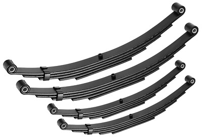 1948-52 Ford F1 Pickup Truck Lowered Front & Rear Leaf Spring Set, 2.50''/4.00''