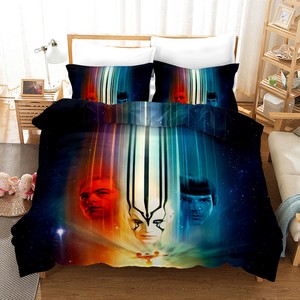 Star Trek Printed Bedding Set Comfortable Duvet Cover Pillowcases