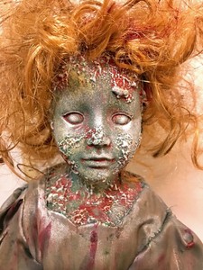 halloween porcelain doll