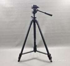 Sunpak 5858D Black Photo/Video Tripod Aluminum 3-Way Pan & Tilt Head