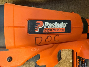 paslode model i m250s not working good for repair or parts