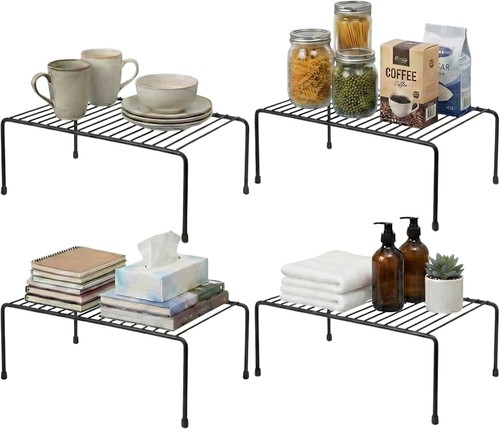 Kitchen Cabinet Wire Shelf Organizer/Ra - Sturdy Metal Shelf - Picture 3 of 36