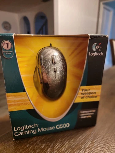 Logitech G500 Programmable Laser Gaming-Grade Mouse Black/Grey Speckle