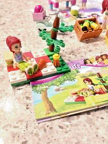 Lego Friends 41027 Mia Lemonade Stand 30102 Olivia Desk 30108 Summer Picnic 100%