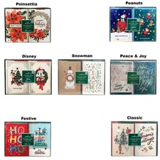 Hallmark Holiday Card Assortment 2-Pack, 35 Cards  Designed Self-Seal Envelopes
