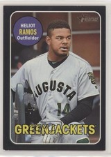 2018 Topps Heritage Minor League Edition Black 10/50 Heliot Ramos #135 uk2