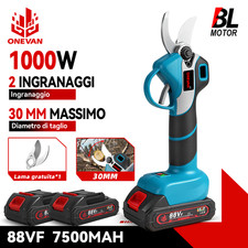 Cesoia Potatura Forbici Giardino a batteria Giardino Senza Spazzole Rami Alberi 