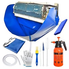 Ac Cleaning Bag with Wall Protection Cloth, 13Pcs Mini Split Cleaning Kit, Ac...
