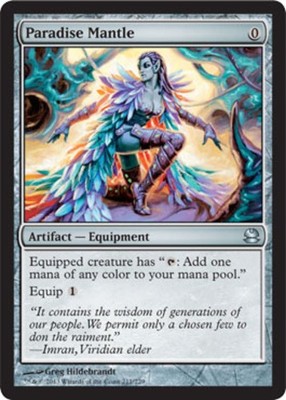 1x Paradise Mantle Moderate Play MTG Magic - Kid Icarus -