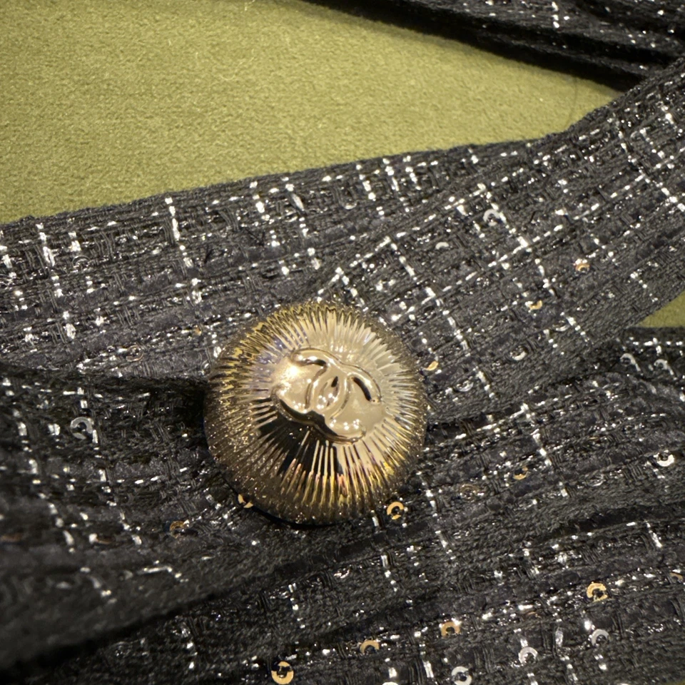 Chanel Pearl Charm Gift Ribbon Ribbons 2.5cm width Gift Wrapping x 2 - 79 & 90cm - Image 2 of 2