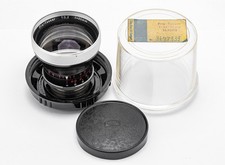  28 Carl Zeiss Pro-Tessar 85/3.2 lens f/Contaflex w/cap, case, crystal clear