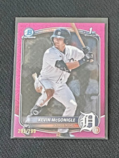 2025 Bowman Chrome Kevin McGonigle Fuschia Mojo 1st Refractor /299 #BCP-79