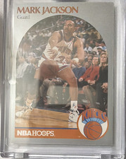 NBA Hoops 1990-91 Mark Jackson #205 Base New York Knicks 