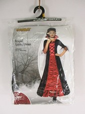 Spirit Halloween Costume Girls Child Small 4-6 Royal Vampiress Dress Skirt Black